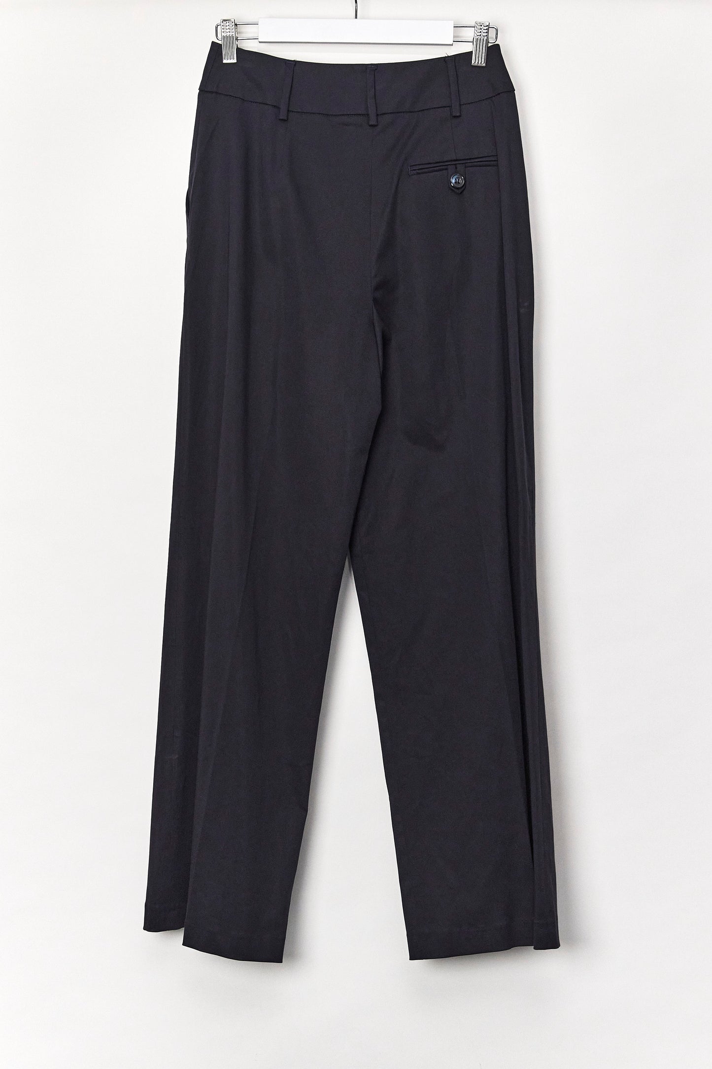 Womens Navy Wide Leg high waist Trouser size 8-10