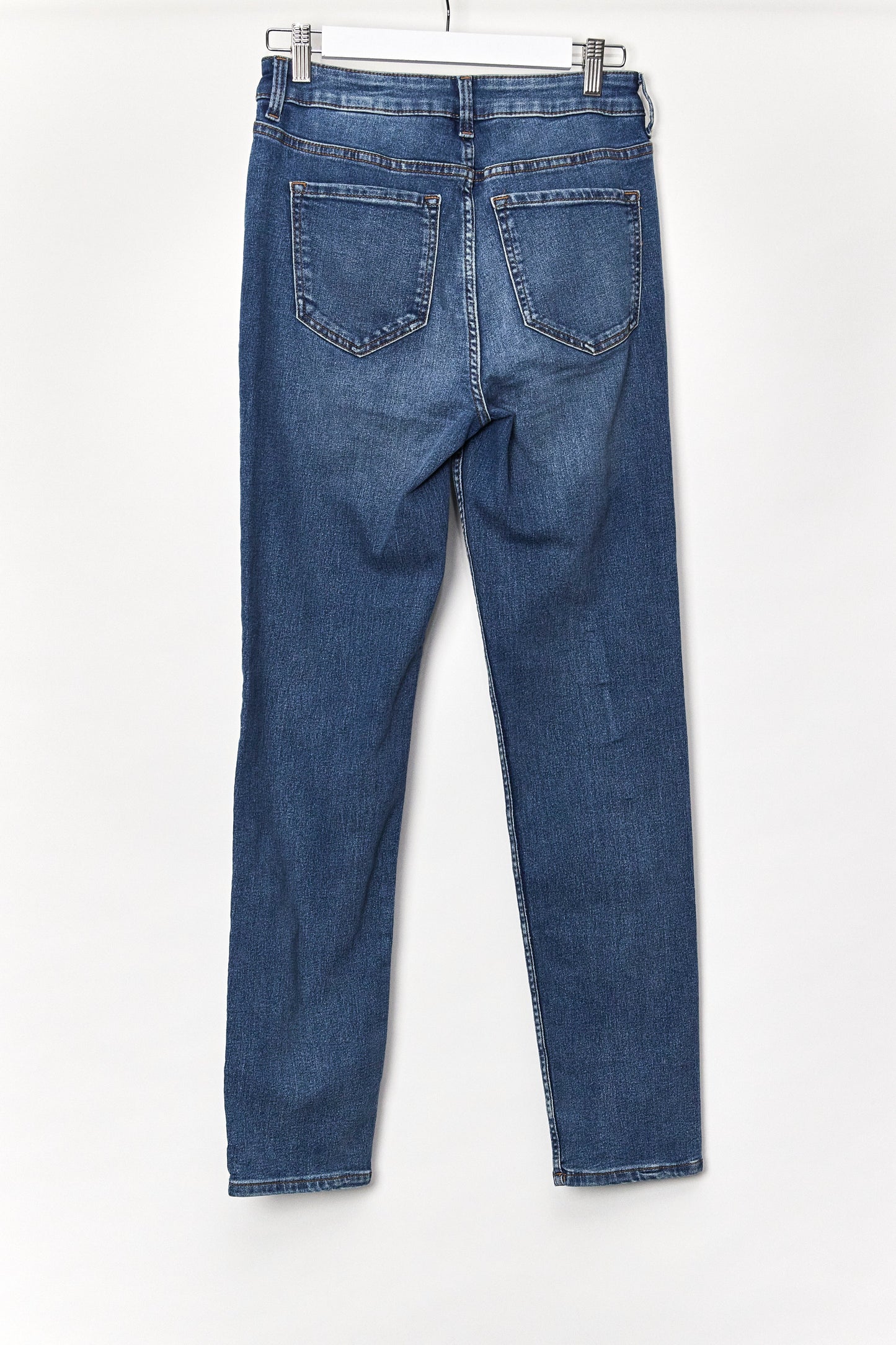 Womens M&S Sienna Blue High Waist Jean Size 10