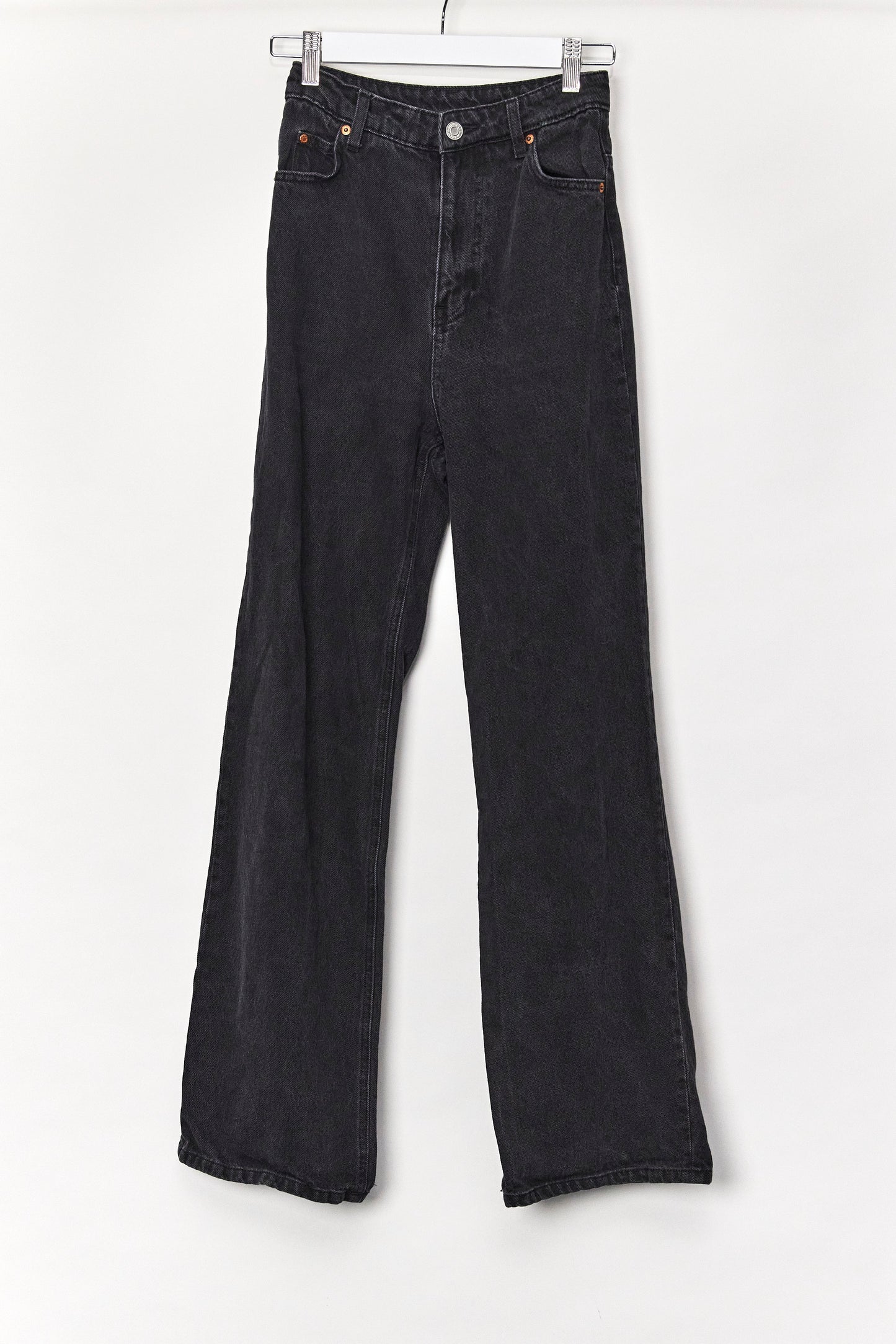 Womens H&M Black High Waist Jeans Size 4