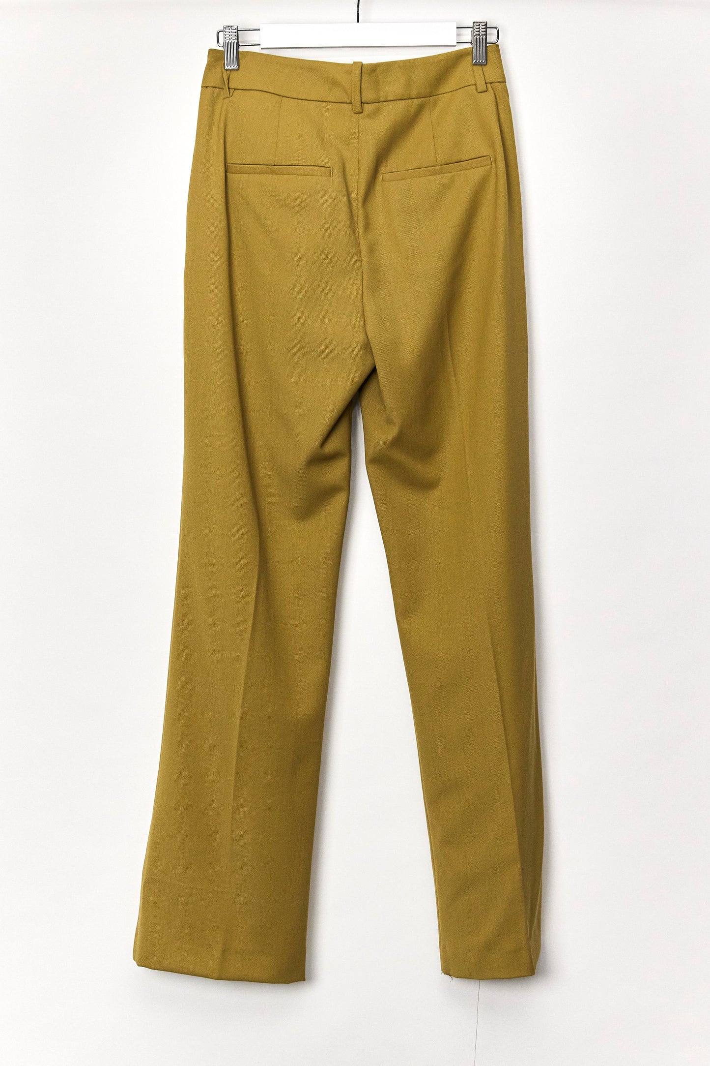 Reiss Womens Mustard Tailored Trousers Size Extra Small