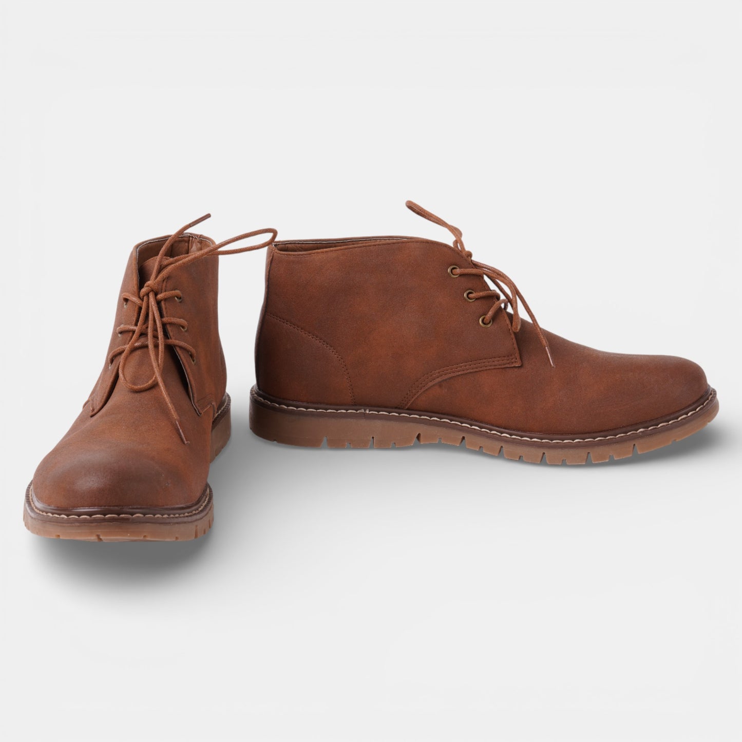 Brown Leather lace up Chukka boots size 10