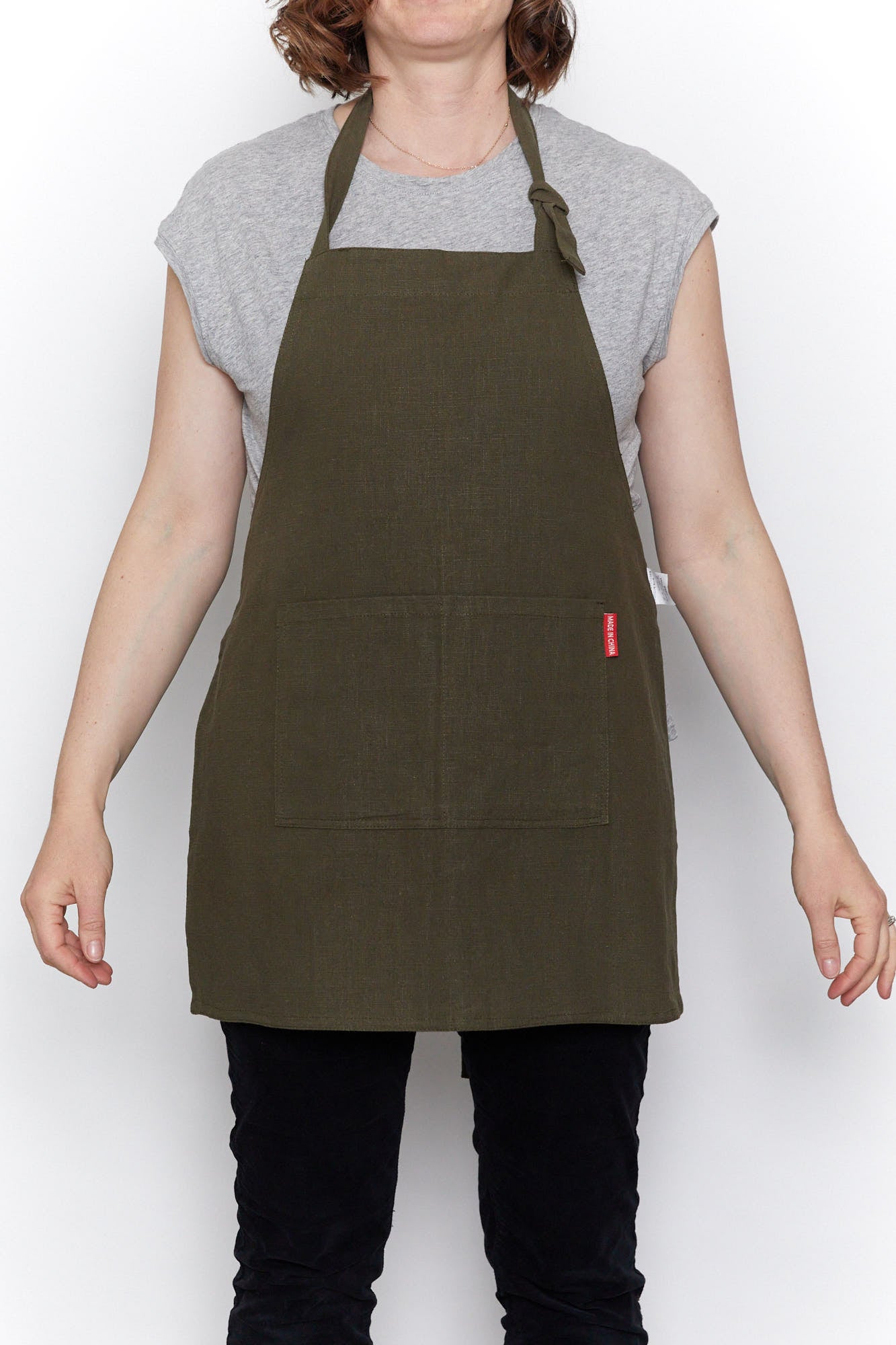 Unisex Kids Khaki Apron