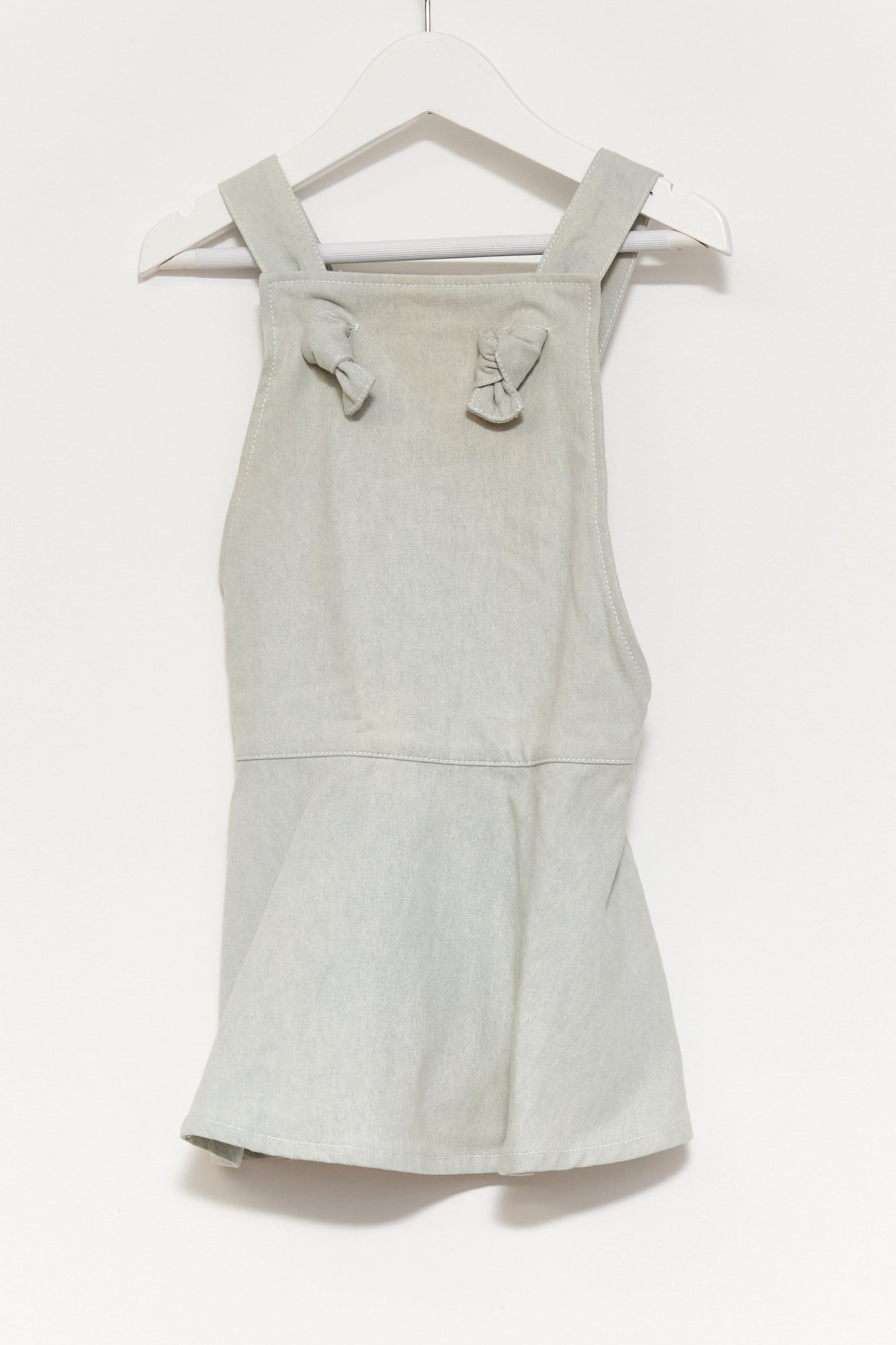 Kids Otti pale denim pinafore dress Age 2