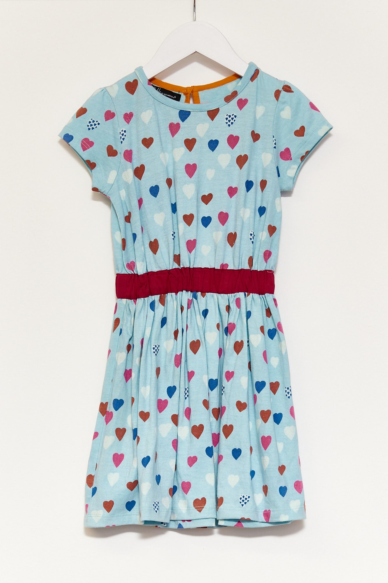 Kids Kickle Blue Hearts Dress age 4