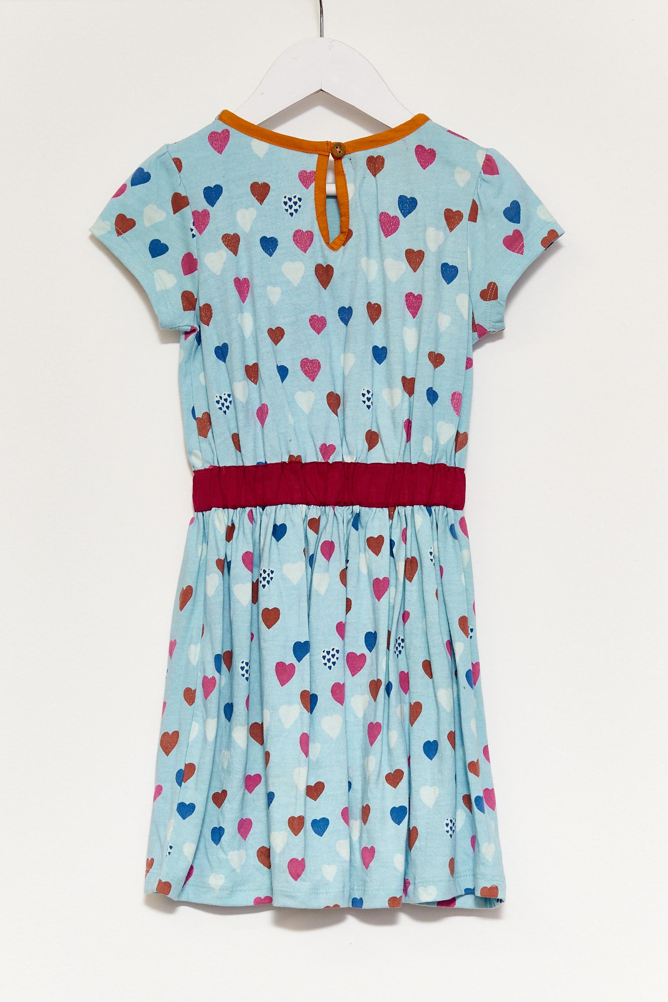 Kids Kickle Blue Hearts Dress age 4