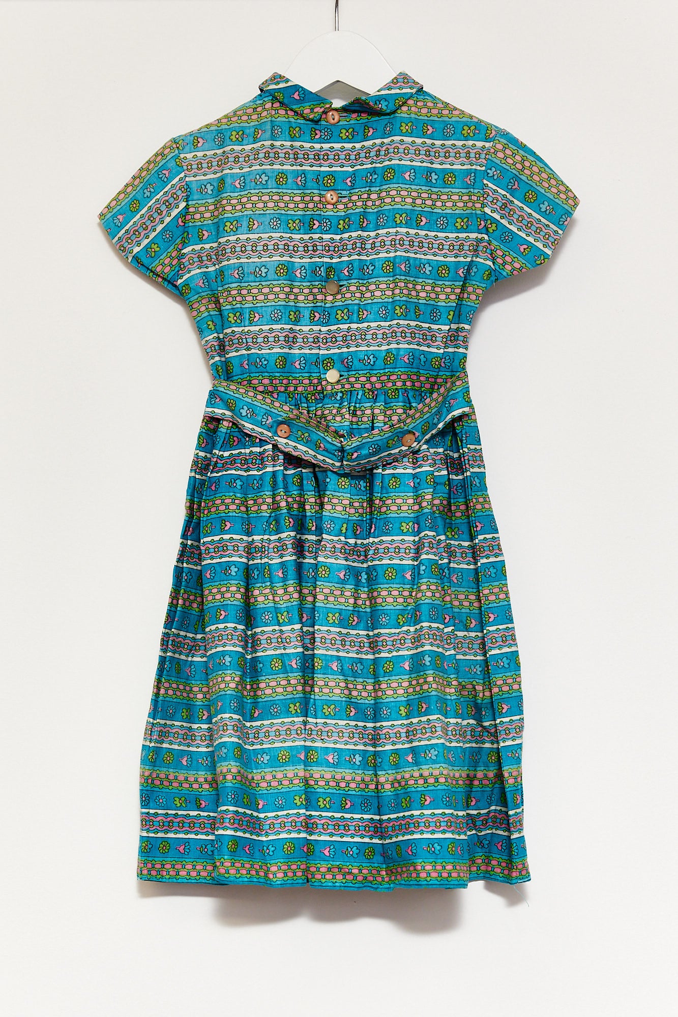Kids Vintage Smocked Pattern Dress age 4