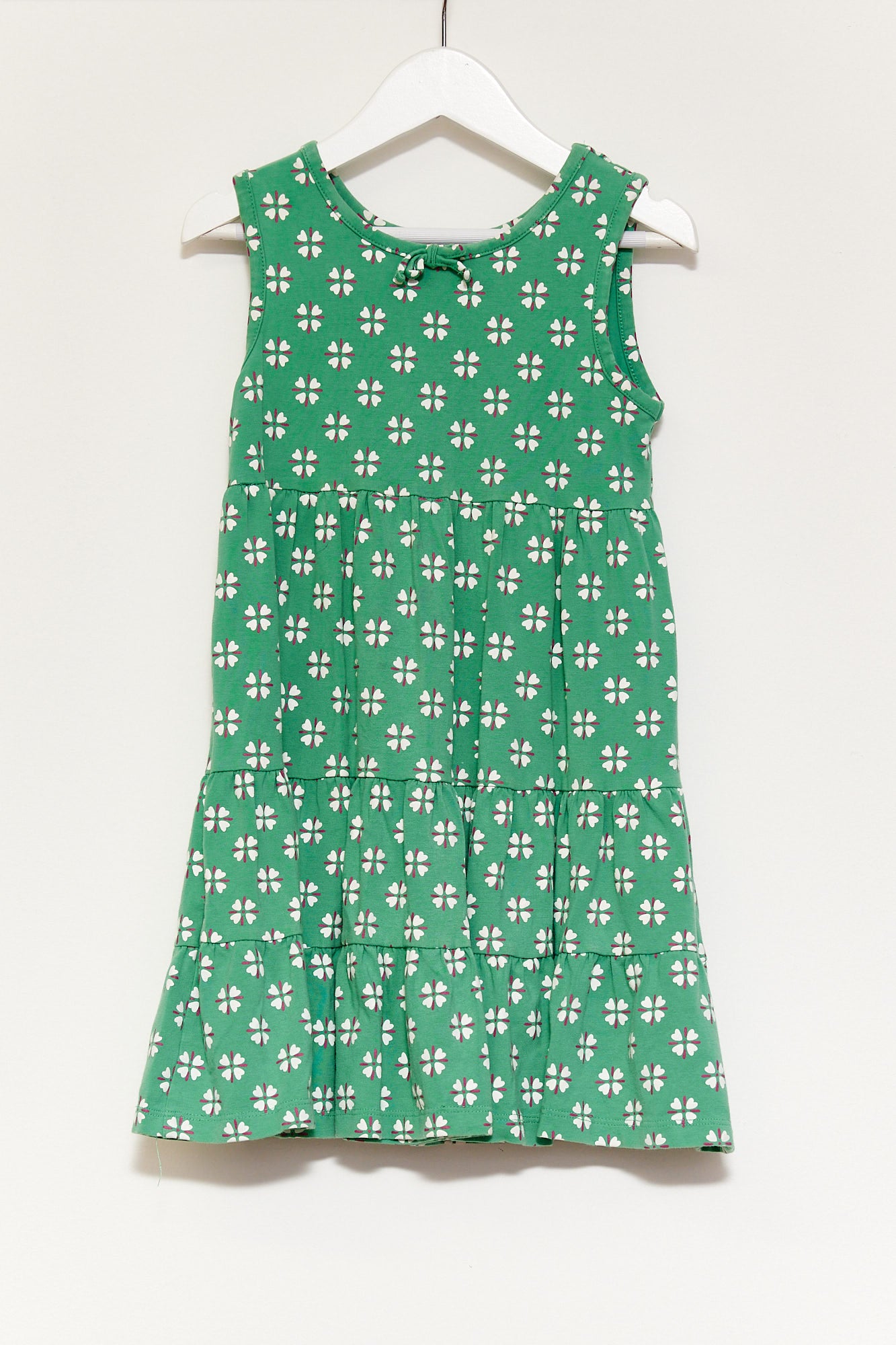 Kids John Lewis Sleeveless Green Dress age 4
