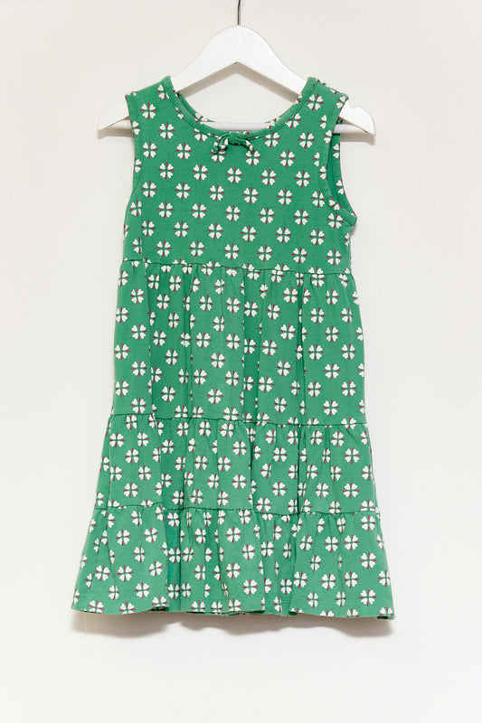 Kids John Lewis Sleeveless Green Dress age 4
