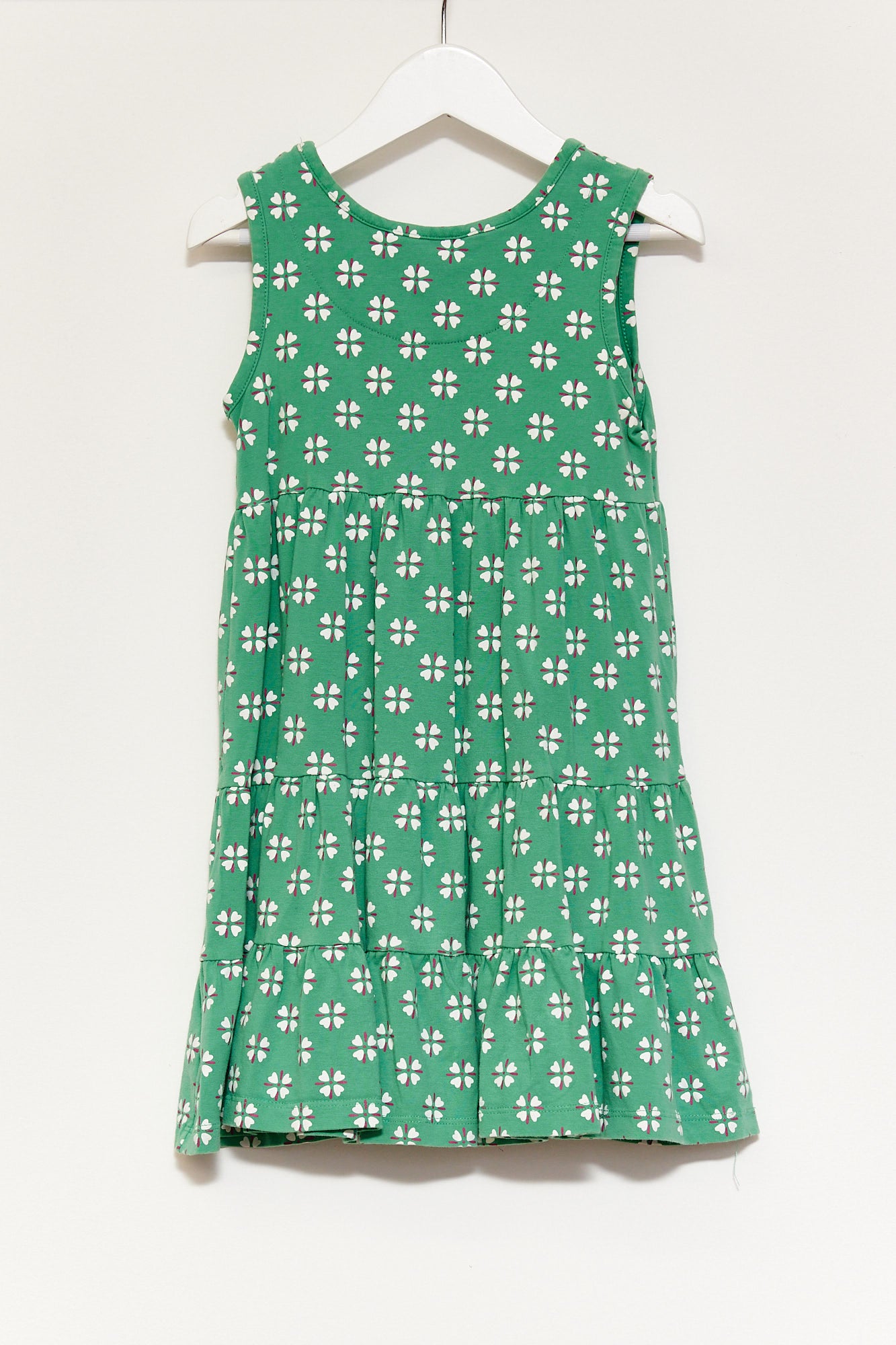 Kids John Lewis Sleeveless Green Dress age 4