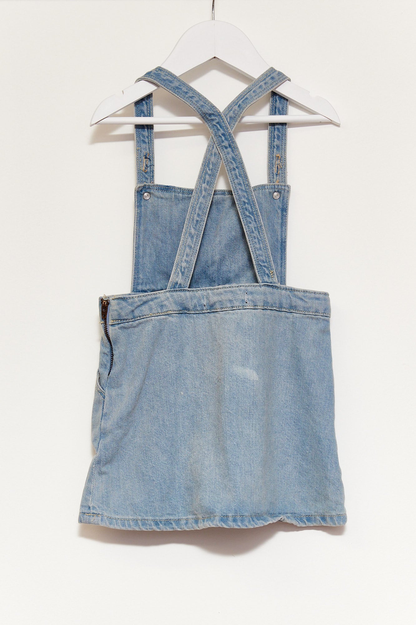 Kids Blue Denim Pinafore Dress age 6