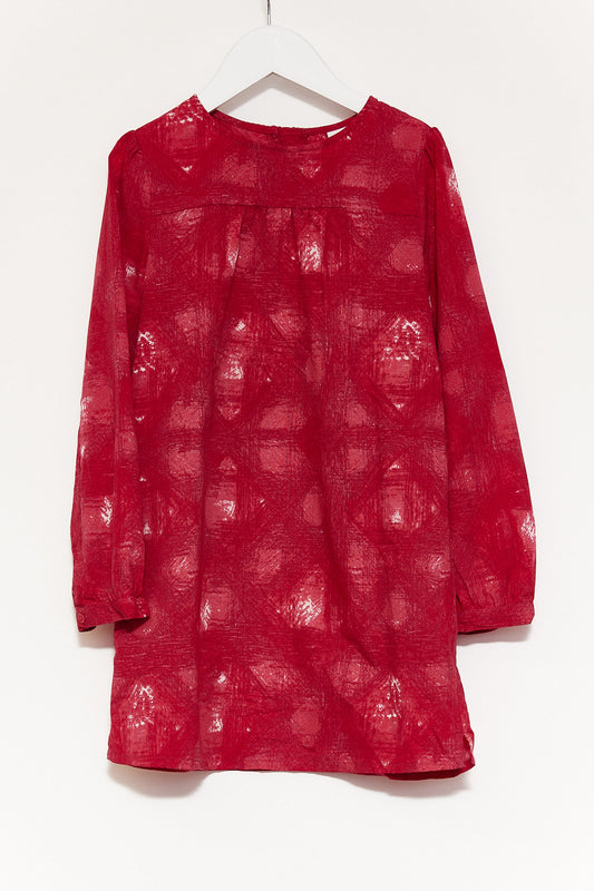 Kids Pink pattern dress age 8