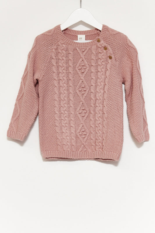 Kids H&M Pink Jumper age 2