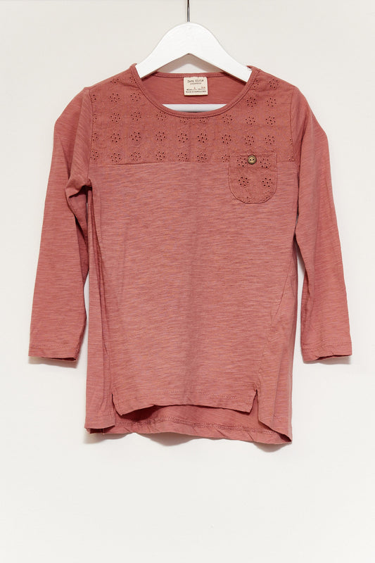 Kids Zara Pink Long Sleeve T-shirt age 4