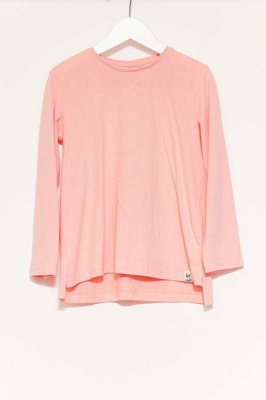 Kids Pink Long Sleeve T-shirt age 5