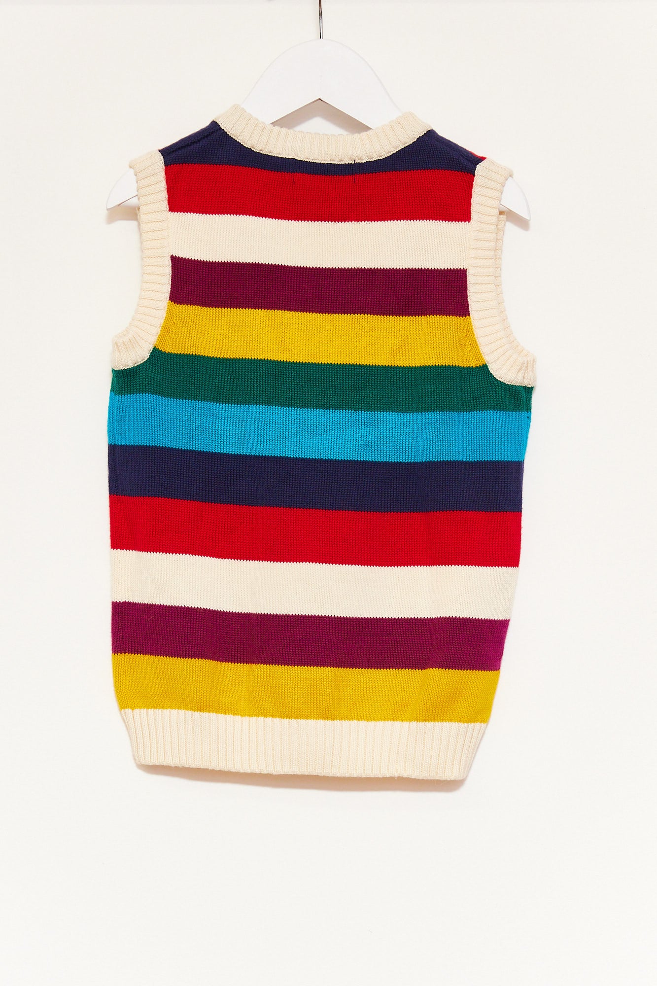 Kids Littlebird Rainbow Knitted Tank Top age 6