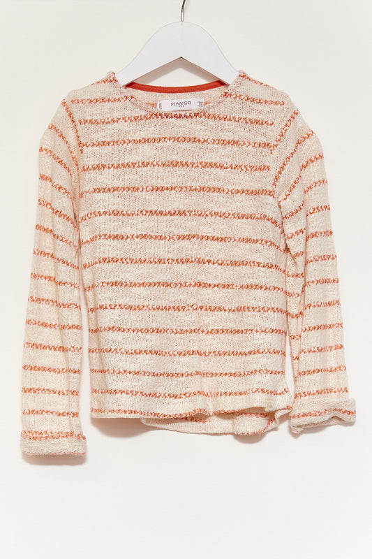 Kids Mango Stripe Sweater age 6