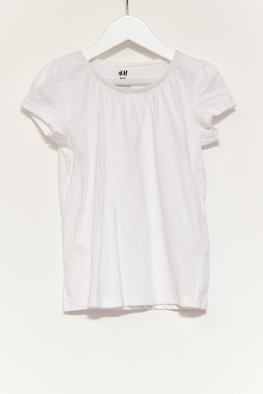 Kids H&M White T-shirt age 6