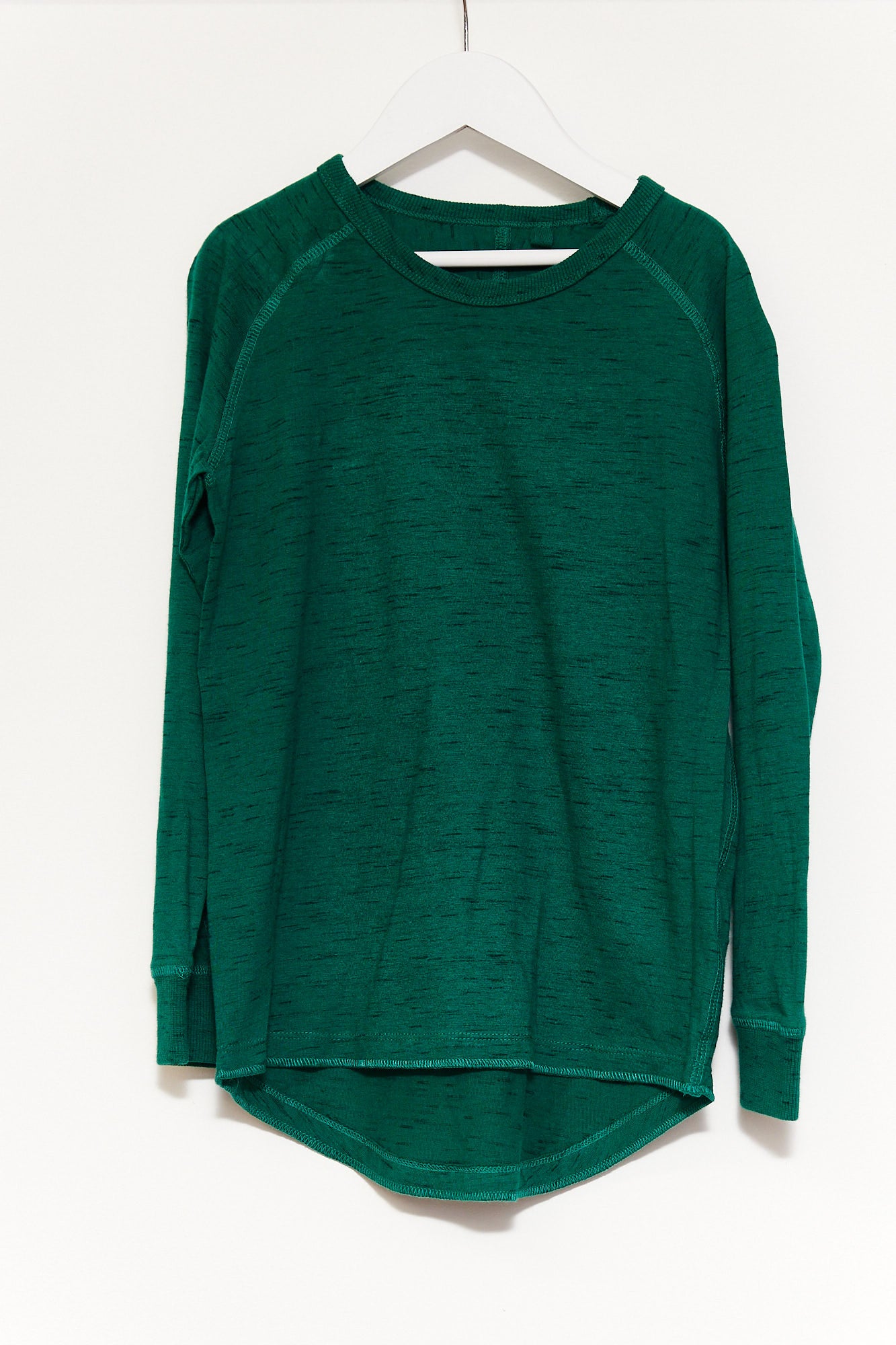 Kids Green Long Sleeve T-shirt age 7