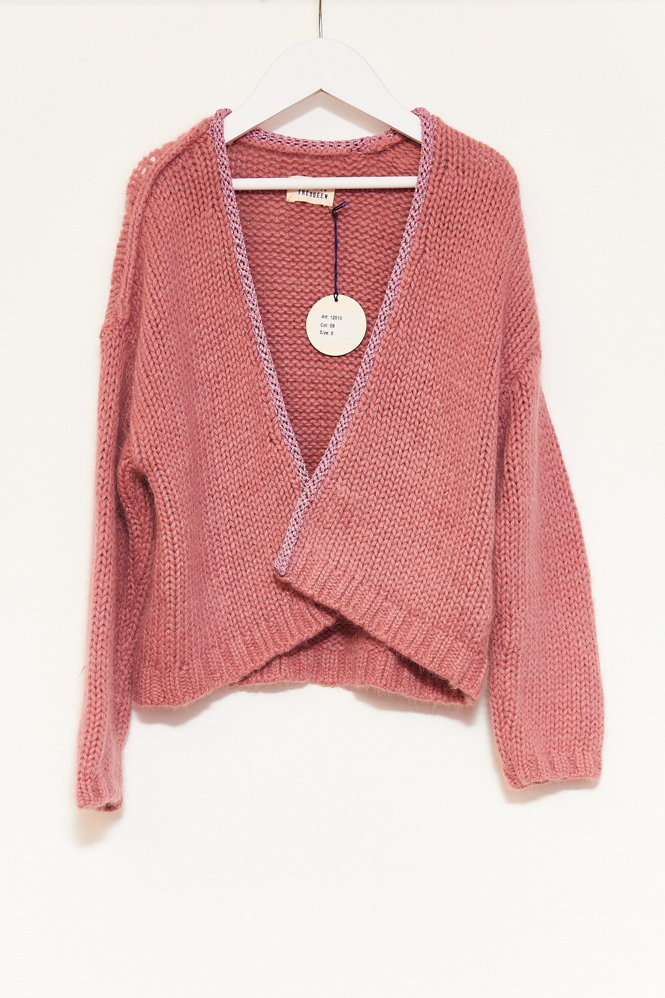 Kids Long Live the Queen Pink Cardigan age 8