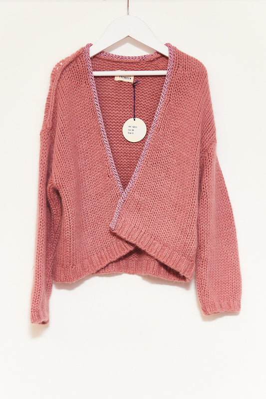 Kids Long Live the Queen Pink Cardigan age 8