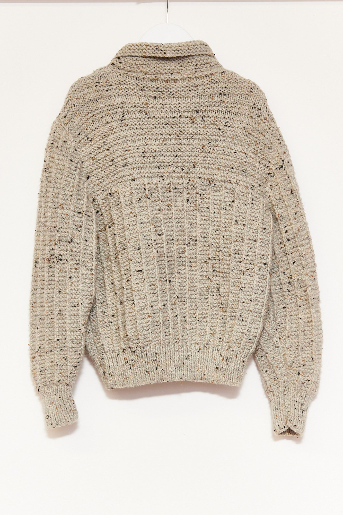 Kids Vintage Grey Knitted Jacket age 8