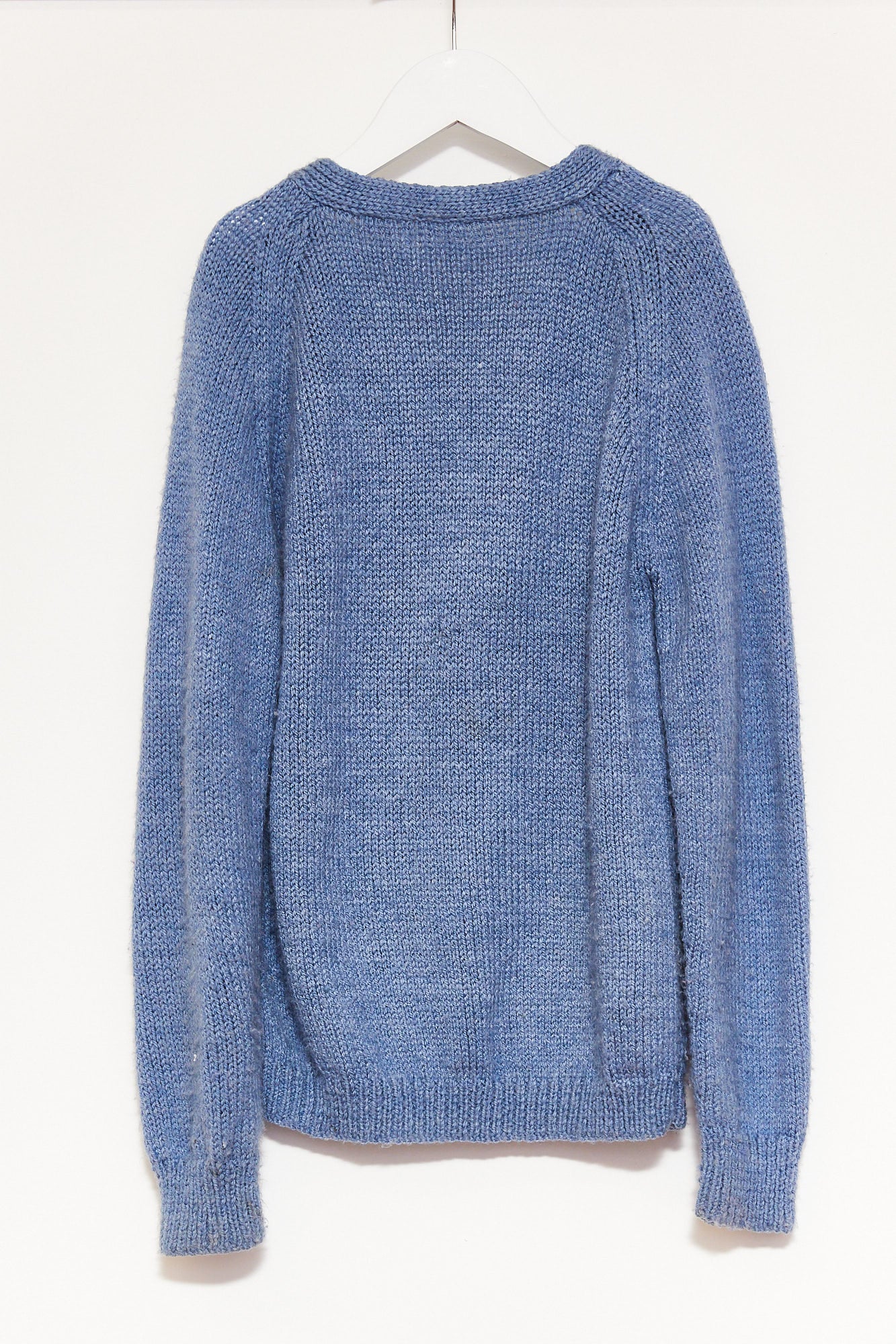 Kids Vintage Blue Knitted cardigan age 8