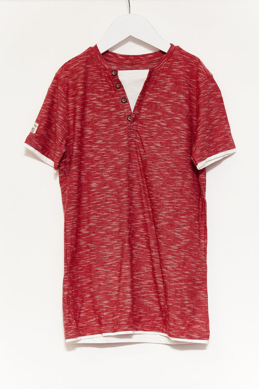 Kids Zara red & white T-shirt age 8