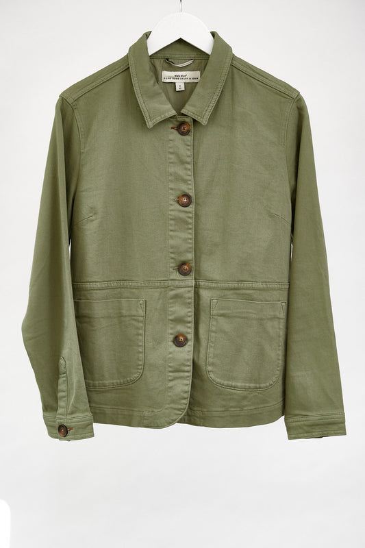 Womens White Stuff khaki utility jacket size 14
