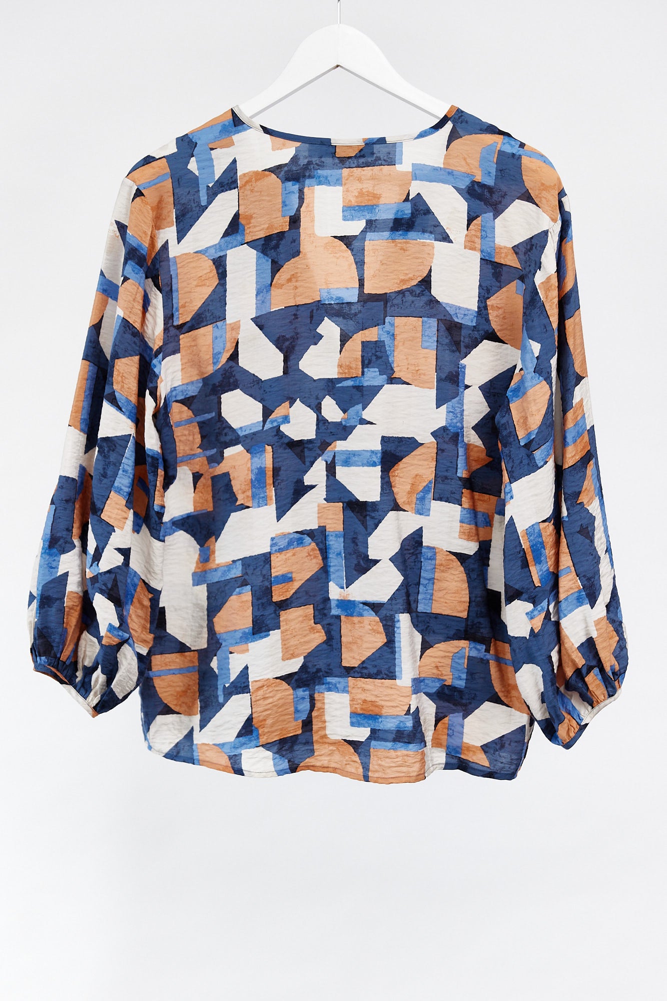 Womens Mint Velvet abstract print blouse size small