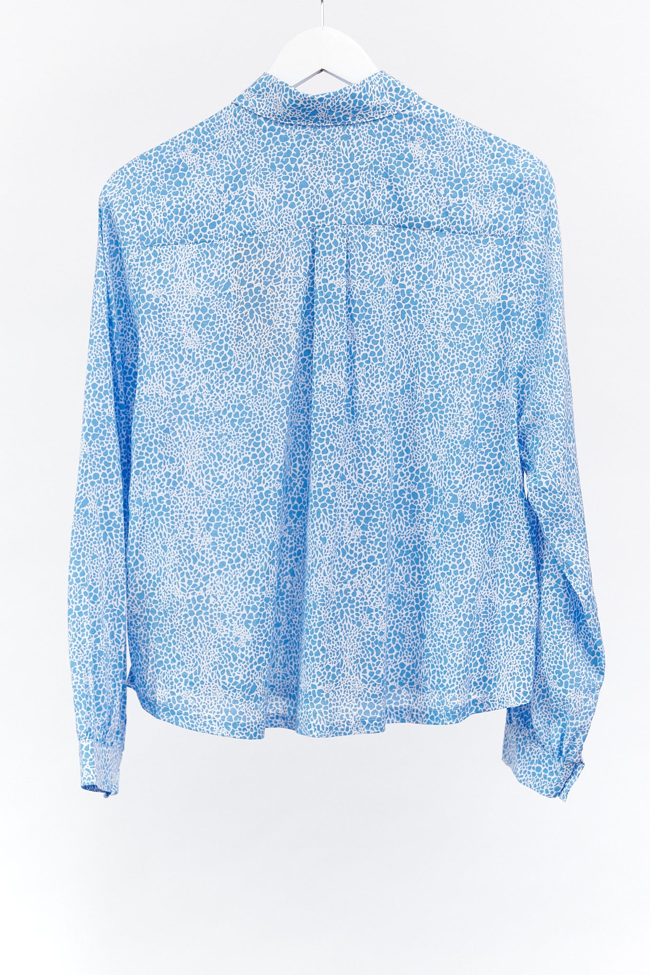 Womens Scotch & Soda blue pattern blouse size small