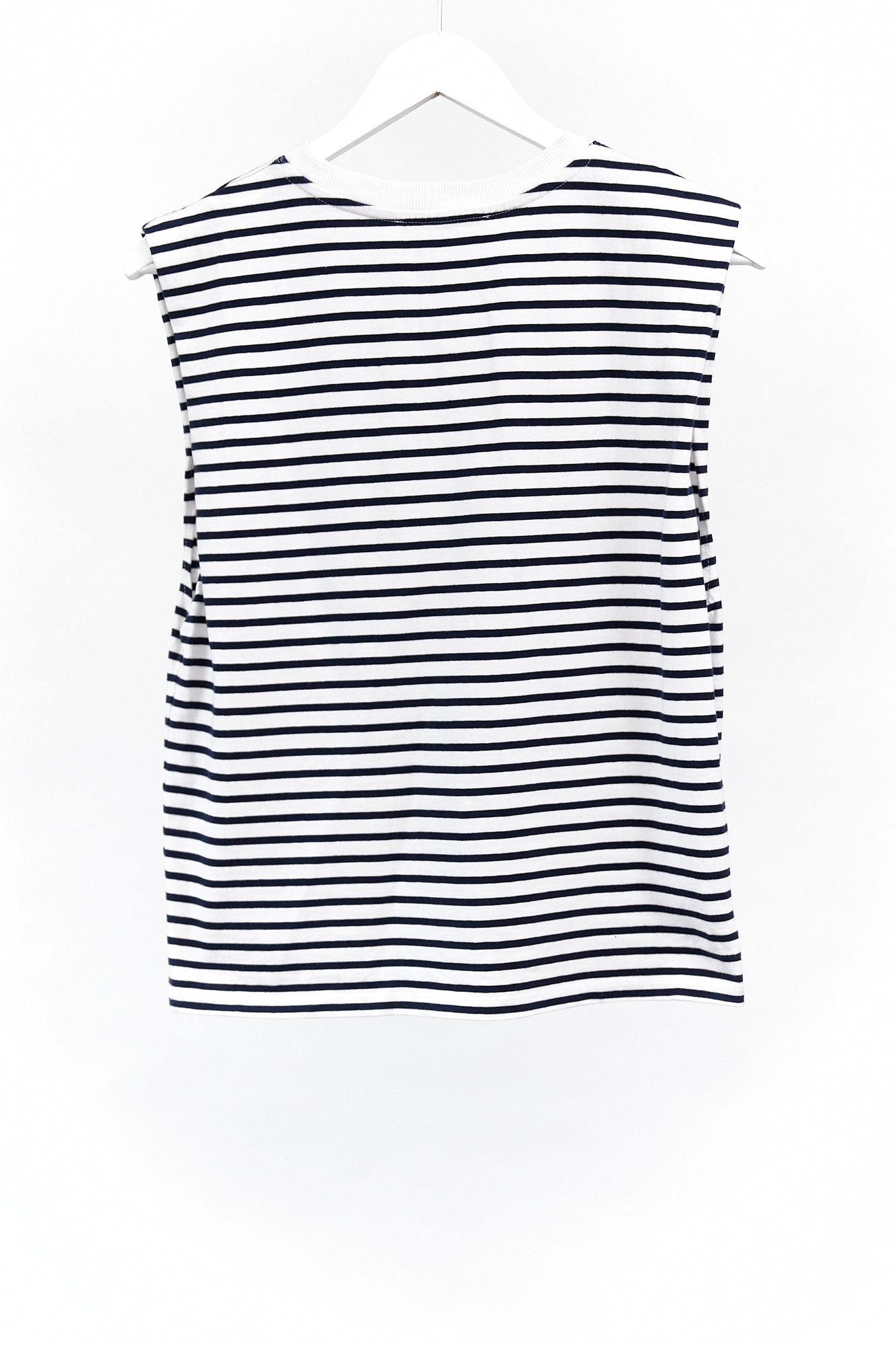 Womens Mango sleeveless striped T-shirt size small
