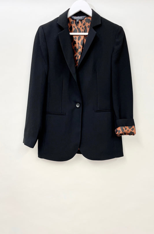 Womens Black Sosandar Blazer size 10