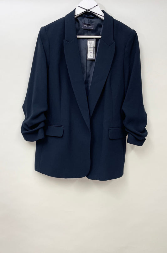 Womens M&S Navy Blazer size 14