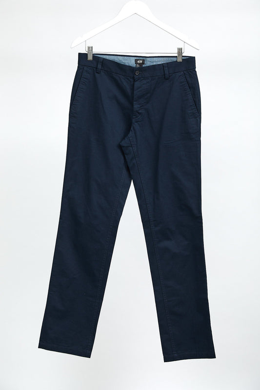Mens Chino Navy: Waist 32