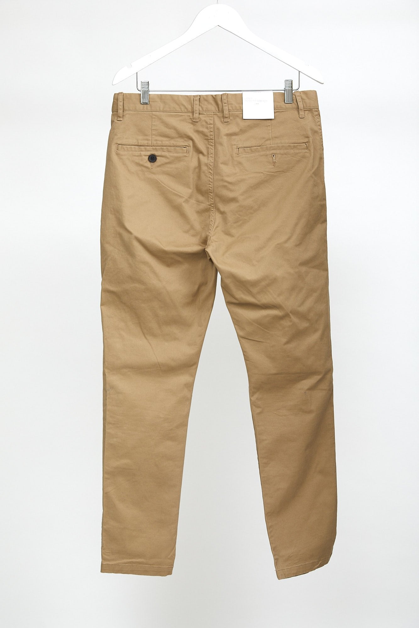Beige H&M Mens Chinos: W33 L32