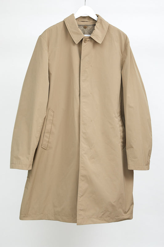 Mens Beige Mac Coat: Size Large