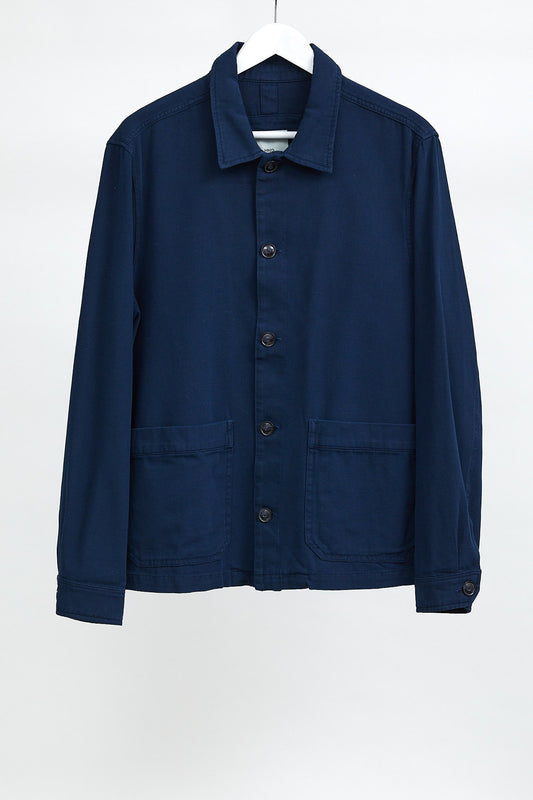 Mens Navy Mango Chore Jacket: Size Medium