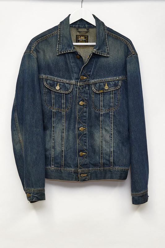 Mens Lee denim jacket size large