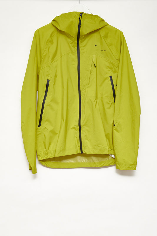 Mens Quechua green waterproof shell jacket size medium