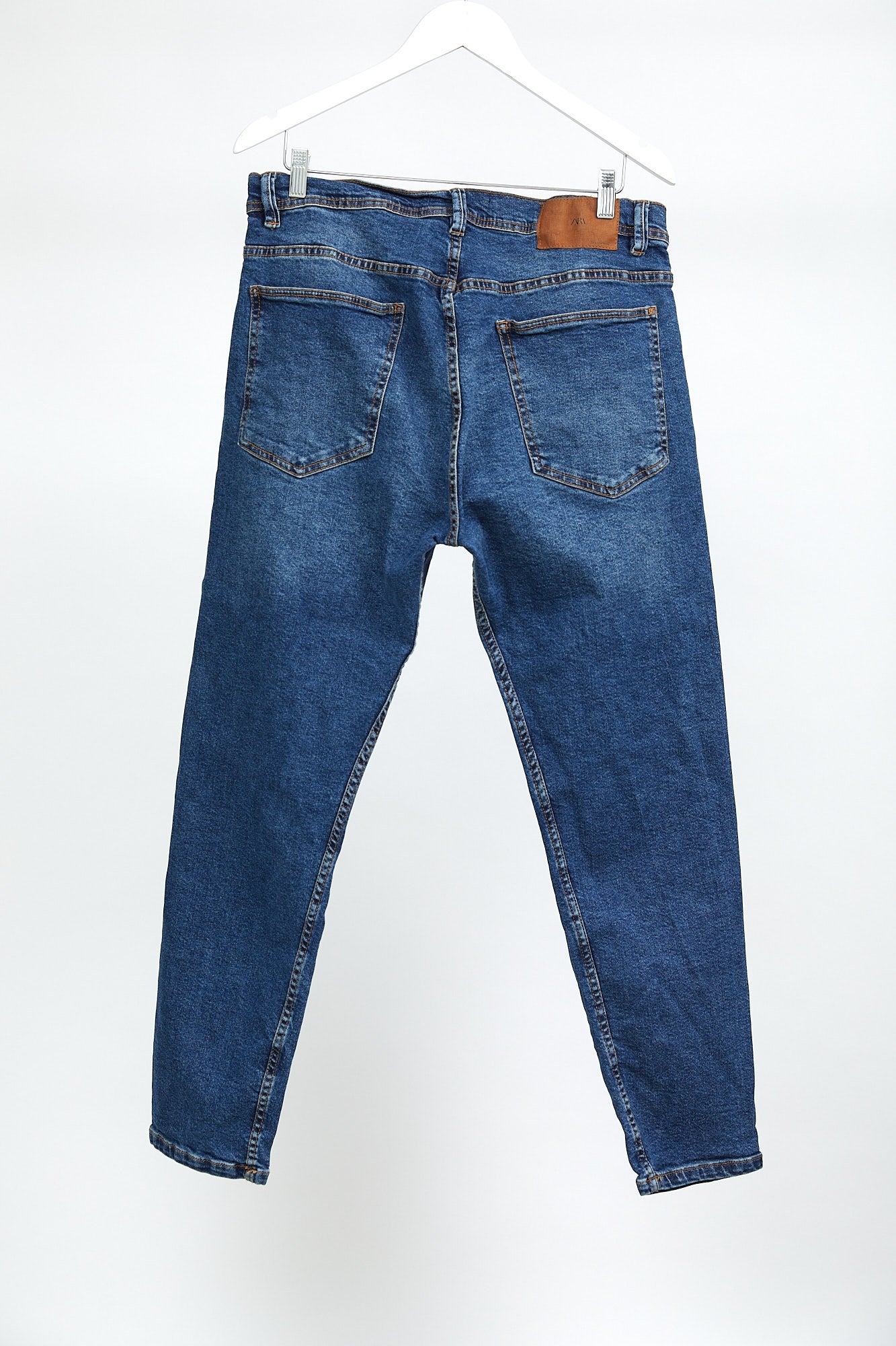 Mens Mid Blue Denim Zara Jean: W36 L29