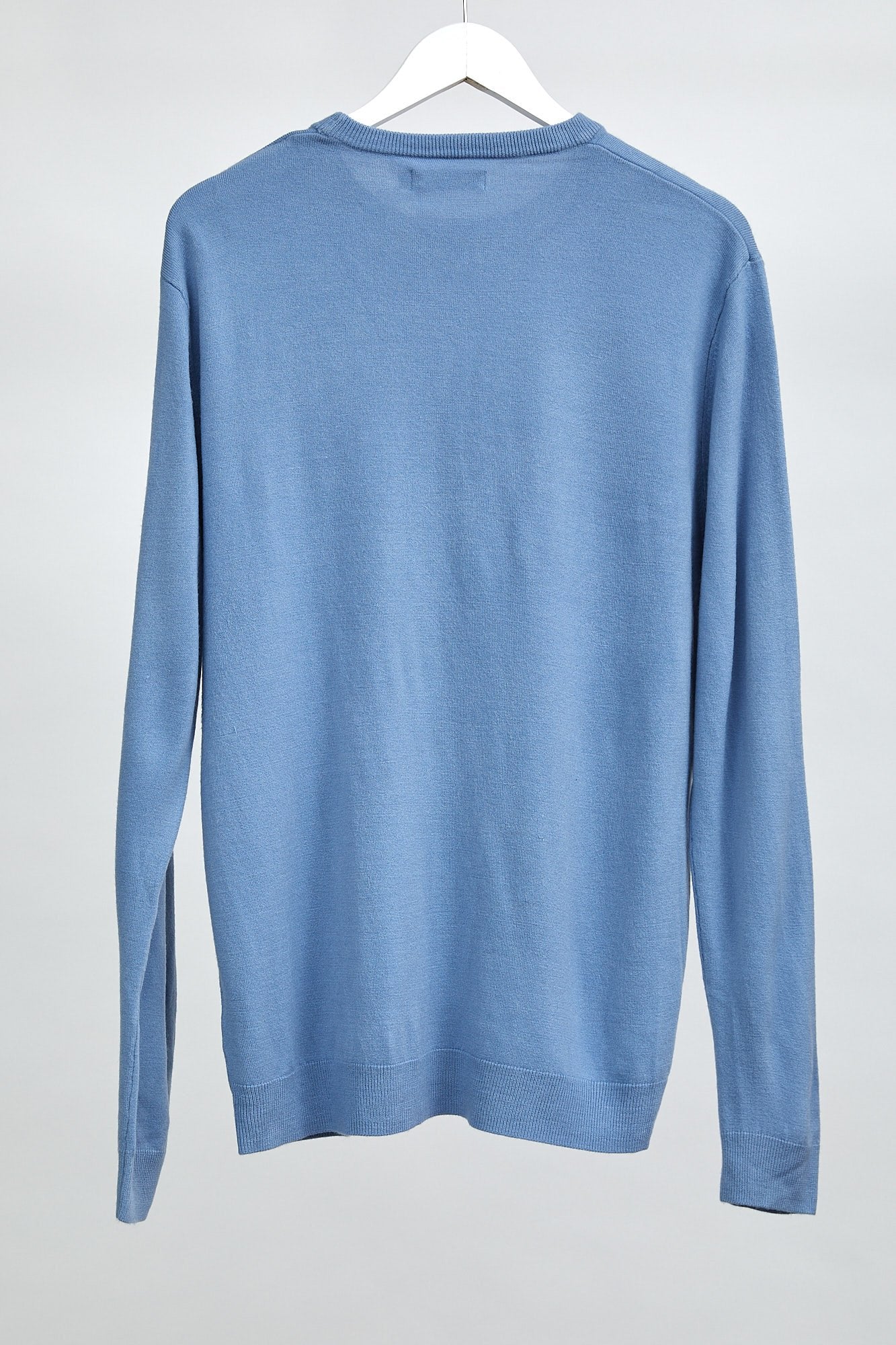 Mens BHS Mid Blue Jumper: Size Large
