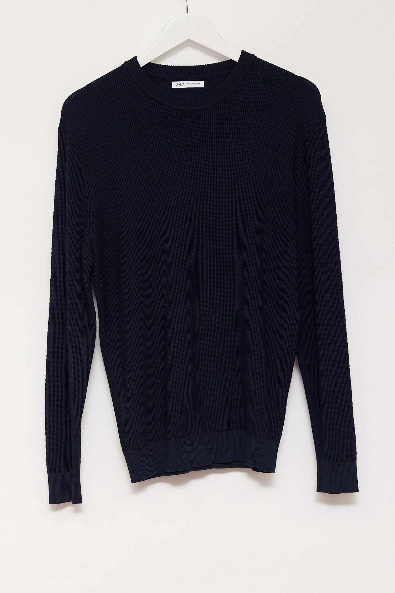 Black jumper mens zara best sale