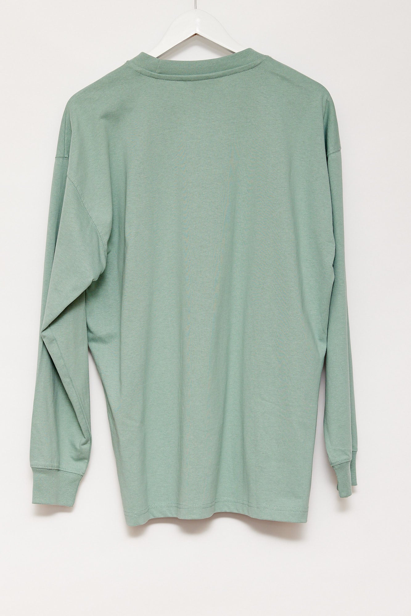 Mens H&M green sweatshirt style T-shirt size medium