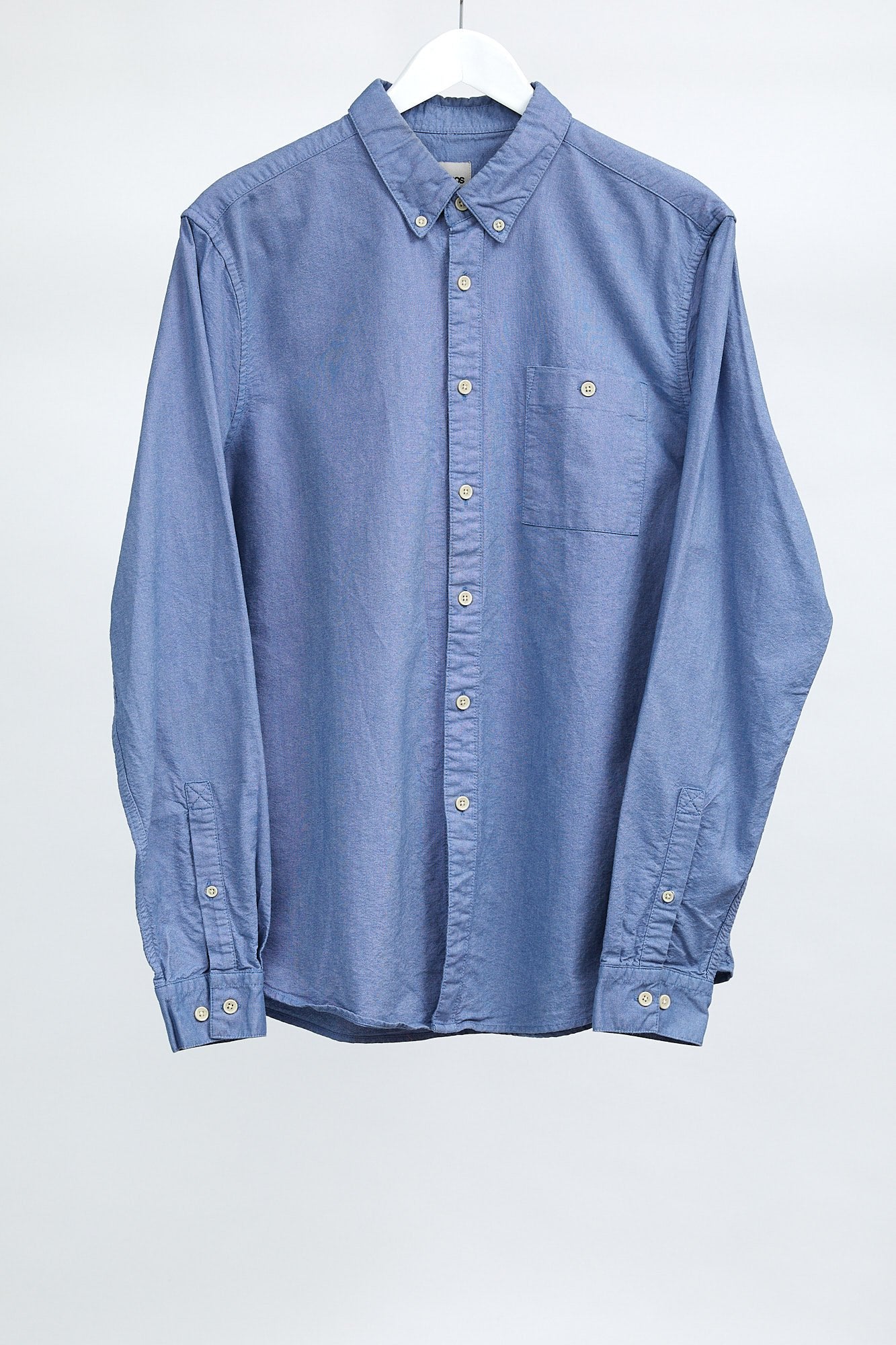Mens ASOS blue oxford shirt: Size Large