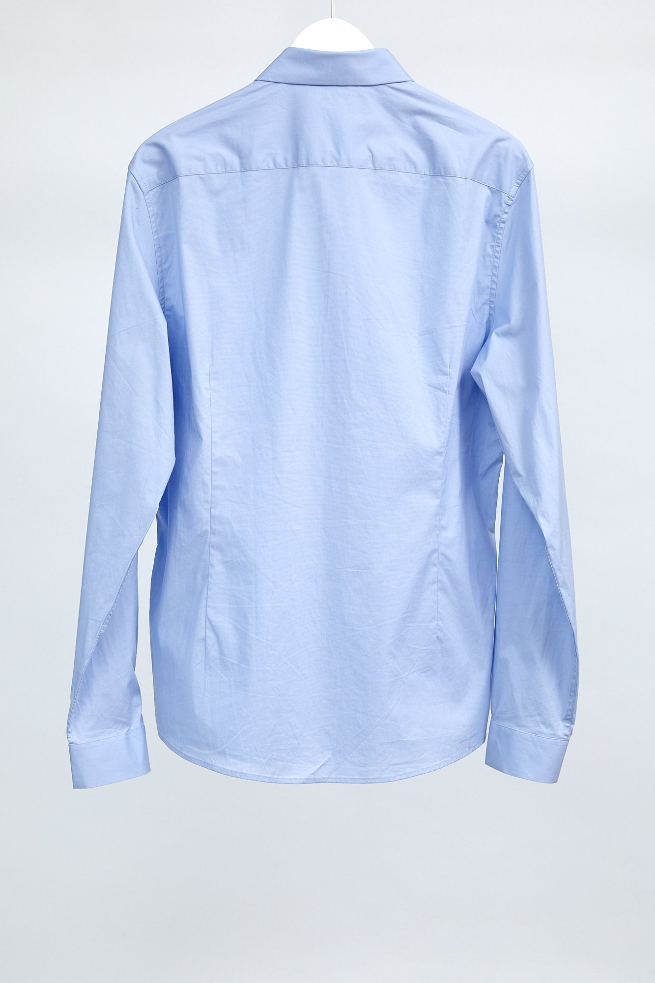 Mens Baby Blue Shirt: Size Large