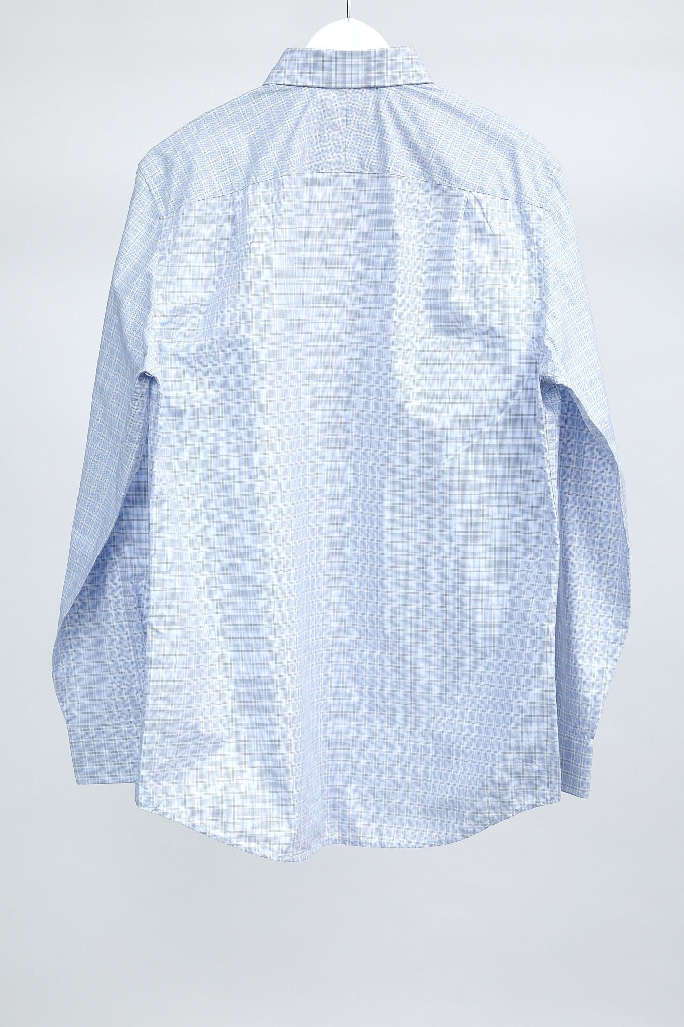 Mens Next Blue Check Shirt: Size Large
