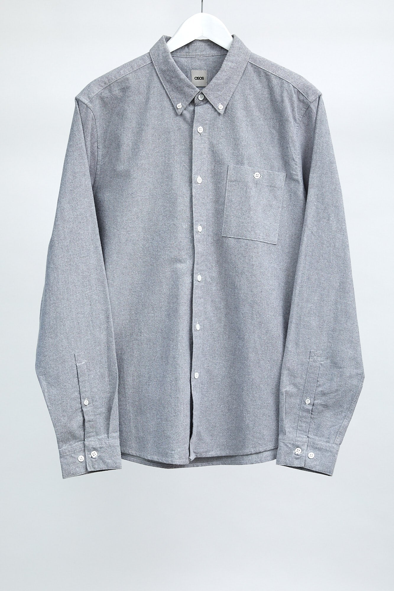 Mens ASOS Grey Shirt: Size Large