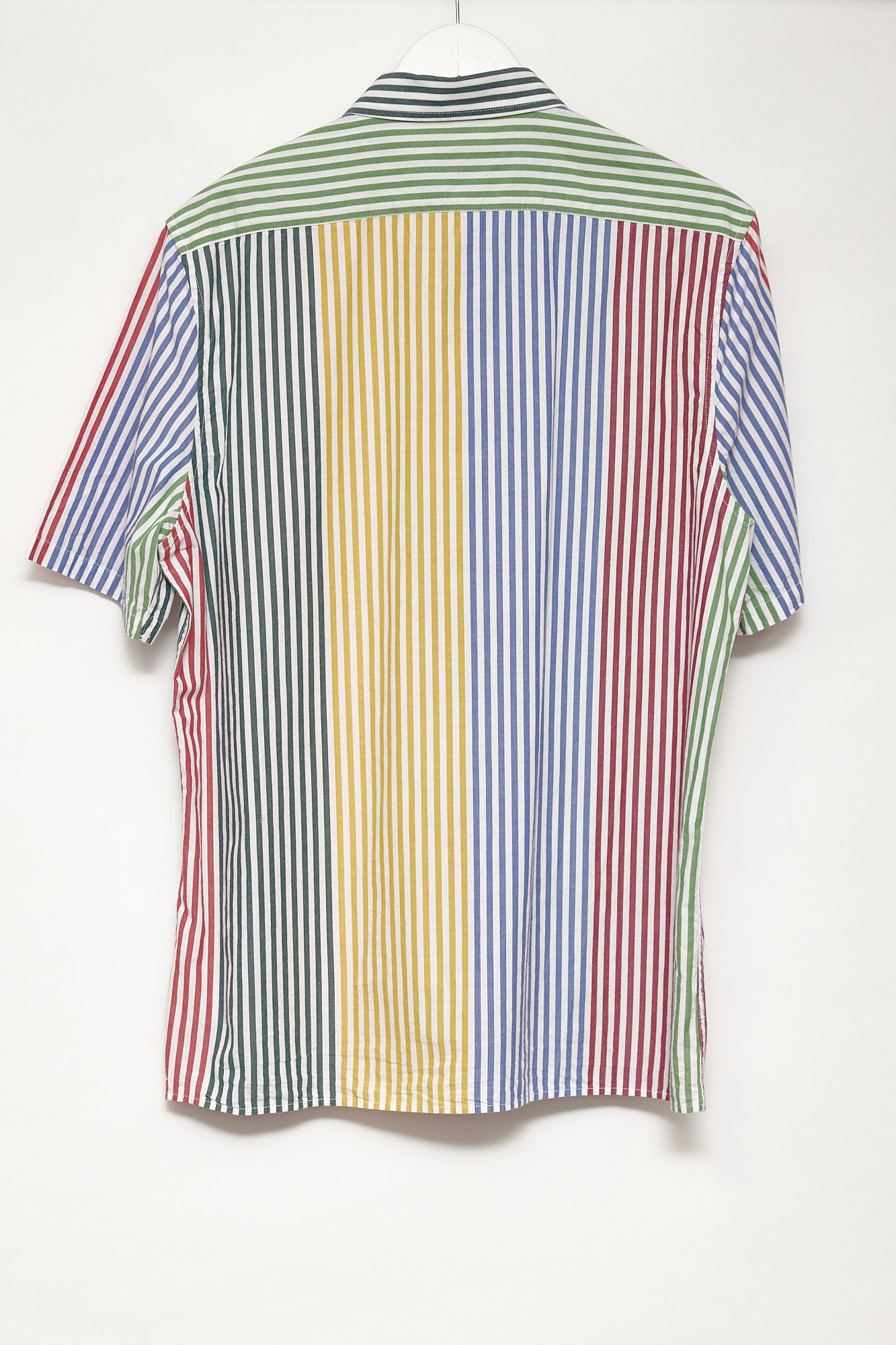 Mens Kin Stripe short sleeve shirt size large