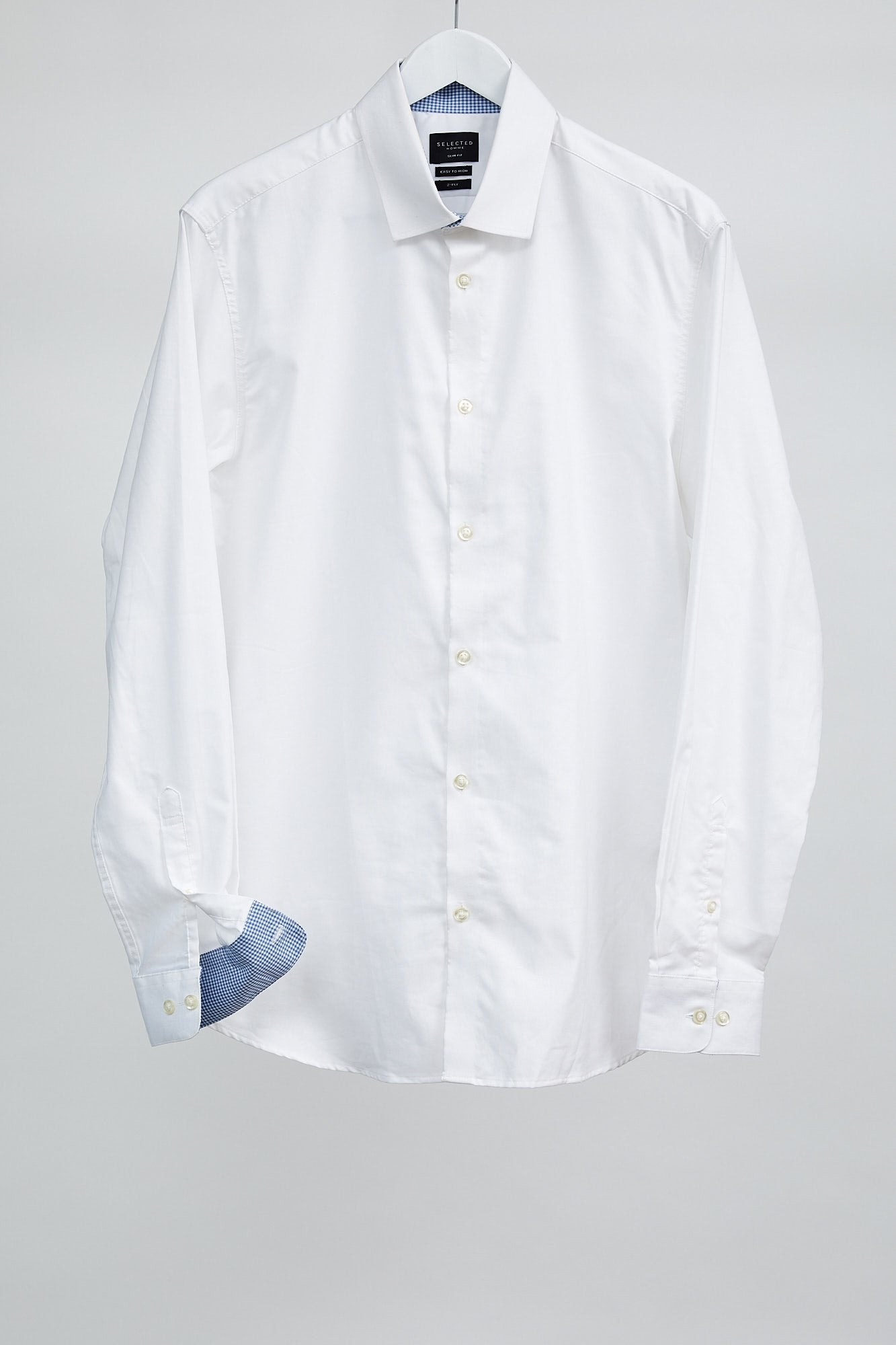 Mens White Shirt: Size Large