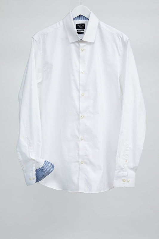 Mens White Shirt: Size Large